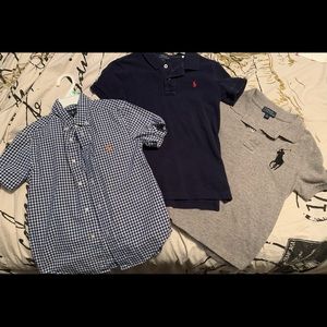 3 Short Sleeve Polo Shirts (USED)